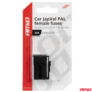 03415/AM ΑΣΦΑΛΕΙΕΣ JapVal PAL ΘΗΛΥΚΕΣ 65A ΣΕ ΜΑΥΡΟ ΧΡΩΜΑ AMIO - 2 Τεμ.