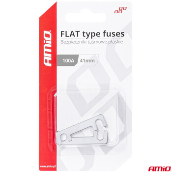 03494/AM ΑΣΦΑΛΕΙΕΣ FLAT 41mm 100A AMIO - 2 Τεμ.