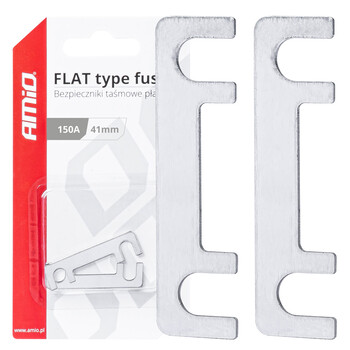 03495/AM ΑΣΦΑΛΕΙΕΣ FLAT 41mm 150A AMIO - 2 Τεμ.