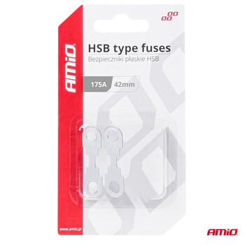 03505/AM ΑΣΦΑΛΕΙΕΣ FLAT 42mm 175A AMIO - 2 Τεμ.