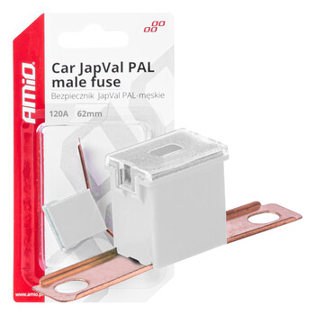 03434/AM ΑΣΦΑΛΕΙΑ JapVal PAL ΑΡΣΕΝΙΚΗ 62mm 120A ΣΕ ΛΕΥΚΟ ΧΡΩΜΑ AMIO - 1 Τεμ.
