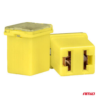03456/AM ΑΣΦΑΛΕΙΕΣ JapVal PAL ΜICRO 14mm ΘΗΛΥΚΕΣ 60A ΣΕ ΚΙΤΡΙΝΟ ΧΡΩΜΑ AMIO - 2 Τεμ.