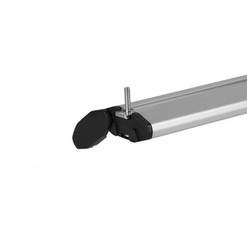 14070/MB ΜΠΑΡΕΣ ΟΡΟΦΗΣ ΑΛΟΥΜΙΝΙΟΥ BLADE L SILVER 127cm ΜΕ ΑΚΡΑ GAMMA FLAT ΓΙΑ FLUSH / STANDARD RAILS MENABO - 2 ΤΕΜ.