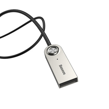 BAS29048/AM ΑΝΤΑΠΤΟΡΑΣ AUDIO BLUETOOTH 5.0 ΑΠΟ USB ΣΕ AUX ΜΑΥΡΟ ΣΠΙΡΑΛ AMIO - 1 τεμ.