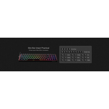 Gaming πληκτρολόγιο - Redragon K628-RGB Pollux (Black)