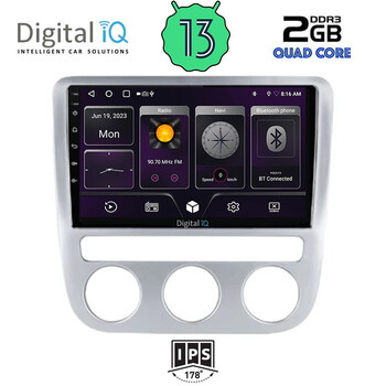 DIGITAL IQ BXB 1752_GPS CLIMA (9inc) MULTIMEDIA TABLET OEM VW EOS mod. 2006> - SCIROCCO mod. 2008-2014