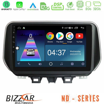 Bizzar nd Series 8core Android13 2+32gb Hyundai Ix35 Navigation Multimedia Tablet 10 u-nd-Hy0609
