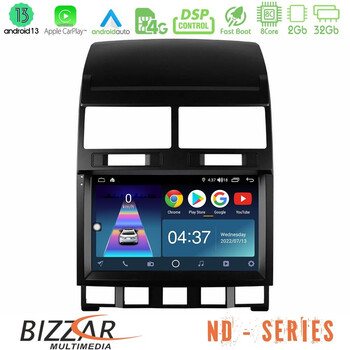 Bizzar nd Series 8core Android13 2+32gb vw Touareg 2002 – 2010 Navigation Multimedia Tablet 9 u-nd-Vw0849