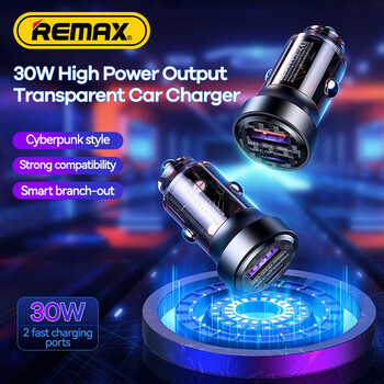 REMAX RCC338 30W PD+QC FAST CAR CHARGER