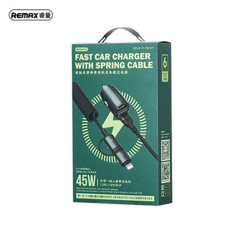 REMAX RCC356 45W Lighting - Type-C FAST CAR CHARGER