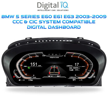 DIGITAL IQ DDD 958_IC (12.3") BMW 5 Series E60 - E61 - E63 mod. 2003-2009 CCC & CIC COMPATIBLE DIGITAL DASHBOARD
