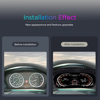 DIGITAL IQ DDD 958_IC (12.3") BMW 5 Series E60 - E61 - E63 mod. 2003-2009 CCC & CIC COMPATIBLE DIGITAL DASHBOARD