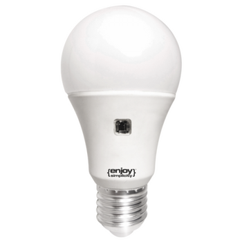 jager LED ΛΑΜΠΑ Ε27 9W 6500K ΜΕ ΑΙΣΘΗΤΗΡΑ ΜΕΡΑΣ/ΝΥΧΤΑΣ (EL786840)