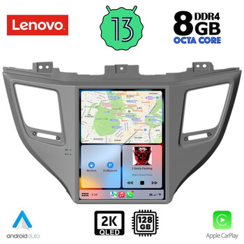LENOVO SSW 10997_CPA TESLA STYLE OEM HYUNDAI TUSCON mod. 2015-2019