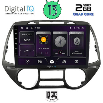 DIGITAL IQ BXB 1226_GPS  (9inc) MULTIMEDIA TABLET OEM HYUNDAI i20 mod. 2008-2013