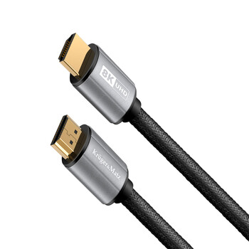 KM1265 . Καλώδιο HDMI 8K 2.1v 1.8m Kruger&Matz