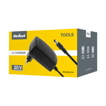 RB-2003-CH . Φορτιστής μπαταριών RB-2001, RB-2002 20V 2A/4A Rebel Tools