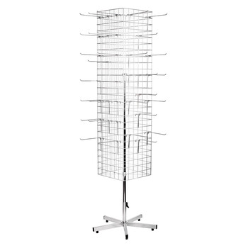 EKS/AM STAND ΜΕΤΑΛΛΙΚΟ ΜΕ ΠΛΕΓΜΑ 4 ΟΨΕΩN ΚΑΙ ΡΟΔΑΚΙΑ 175x31cm AMIO - 1 Τεμ.