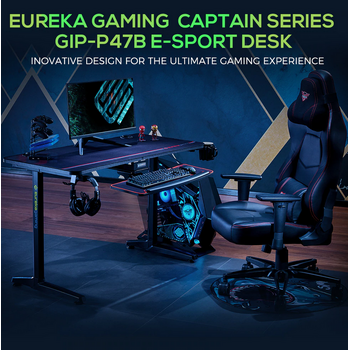 Gaming Γραφείο - Eureka Ergonomic® ERK-GIP-P47B-V1-RU