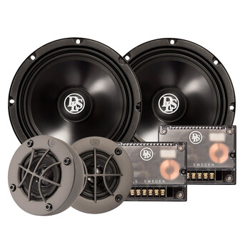 Διαιρούμενα ηχεία αυτοκινήτου Slim 6.5" (165mm) 50W DLS Reference RZ6.2Q