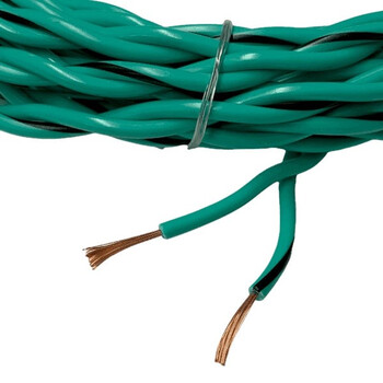 Καλώδια ηχείων (twinned) 2x1,00mm² 100% OFC 1 meter Spool Auto-Connect 720SCTGRN210L2