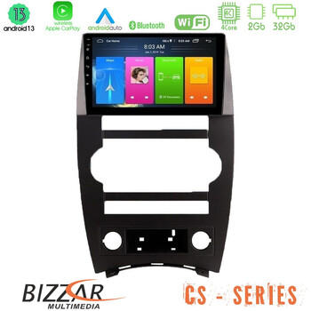 Bizzar cs Series 4core Android13 2+32gb Jeep Commander 2007-2008 Navigation Multimedia Tablet 9 u-cs-Jp026n