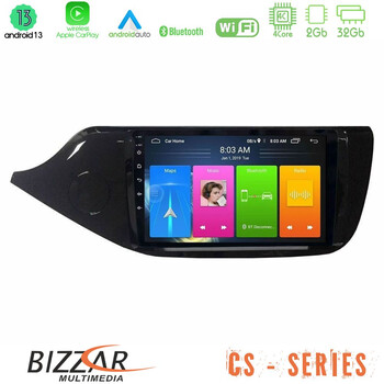 Bizzar cs Series 4core Android13 2+32gb kia Ceed 2013-2017 Navigation Multimedia Tablet 9 u-cs-Ki0610