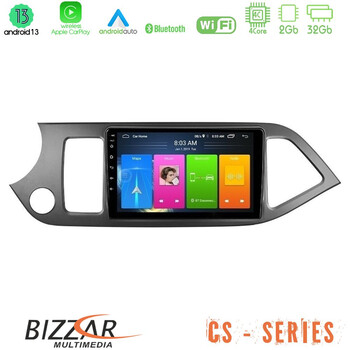 Bizzar cs Series 4core Android13 2+32gb kia Picanto Navigation Multimedia Tablet 9 u-cs-Ki0611
