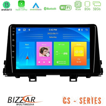 Bizzar cs Series 4core Android13 2+32gb kia Picanto 2017-2021 Navigation Multimedia Tablet 9 u-cs-Ki0756