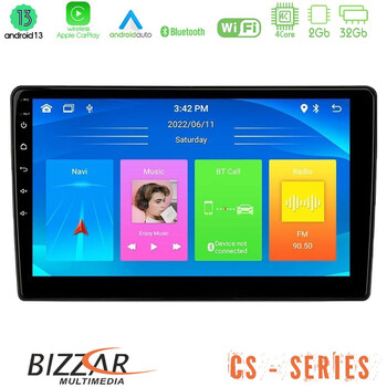 Bizzar cs Series 4core Android13 2+32gb Hyundai Ix35 Navigation Multimedia Tablet 10 u-cs-Hy0609