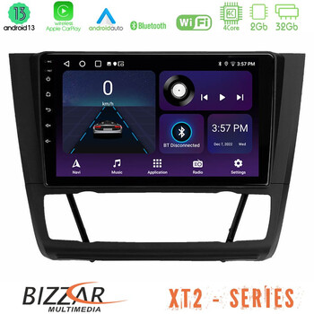 Bizzar xt2 Series 4core Android13 2+32gb bmw 1series E81/e82/e87/e88 (Auto A/c) Navigation Multimedia Tablet 9 u-xt2-Bm1012