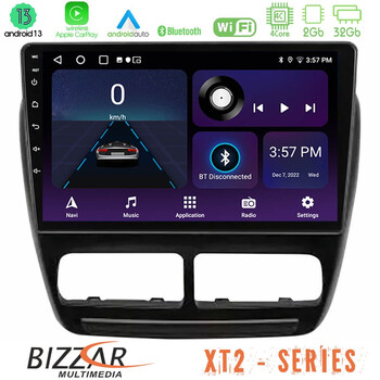 Bizzar xt2 Series 4core Android13 2+32gb Fiat Doblo / Opel Combo 2010-2014 Navigation Multimedia Tablet 9 u-xt2-Ft1032