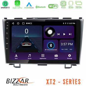 Bizzar xt2 Series 4core Android13 2+32gb Honda crv Navigation Multimedia Tablet 9 u-xt2-Hd0110