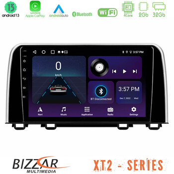 Bizzar xt2 Series 4core Android13 2+32gb Honda cr-v 2019-&Gt; Navigation Multimedia Tablet 10 u-xt2-Hd0160
