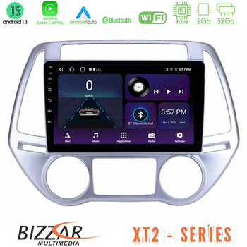 Bizzar xt2 Series 4core Android13 2+32gb Hyundai i20 2012-2014 Navigation Multimedia Tablet 9 u-xt2-Hy0619