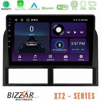 Bizzar xt2 Series 4core Android13 2+32gb Jeep Grand Cherokee 1999-2004 Navigation Multimedia Tablet 9 u-xt2-Jp027n