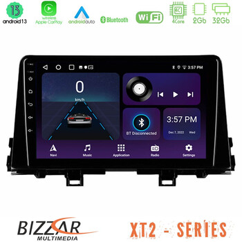Bizzar xt2 Series 4core Android13 2+32gb kia Picanto 2017-2021 Navigation Multimedia Tablet 9 u-xt2-Ki0756