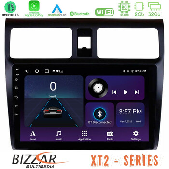Bizzar xt2 Series 4core Android13 2+32gb Suzuki Swift 2005-2010 Navigation Multimedia Tablet 10 u-xt2-Sz0255