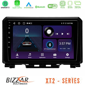 Bizzar xt2 Series 4core Android13 2+32gb Suzuki Jimny 2018-2022 Navigation Multimedia Tablet 9 u-xt2-Sz0546