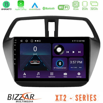 Bizzar xt2 Series 4core Android13 2+32gb Suzuki sx4 s-Cross Navigation Multimedia Tablet 9 u-xt2-Sz578