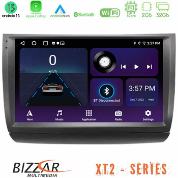 Bizzar xt2 Series 4core Android13 2+32gb Toyota Prius 2004-2009 Navigation Multimedia Tablet 9 u-xt2-Ty1015