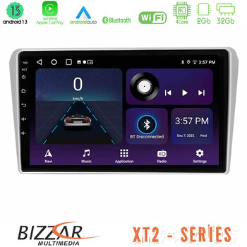 Bizzar xt2 Series 4core Android13 2+32gb Toyota Avensis t25 02/2003–2008 Navigation Multimedia Tablet 9 u-xt2-Ty412n