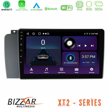 Bizzar xt2 Series 4core Android13 2+32gb Volvo s60 2004-2009 Navigation Multimedia Tablet 9 u-xt2-Vl1514