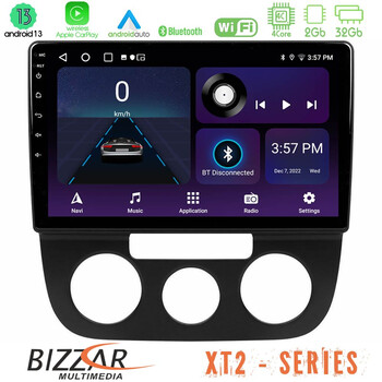 Bizzar xt2 Series 4core Android13 2+32gb vw Jetta Navigation Multimedia Tablet 10 u-xt2-Vw0393