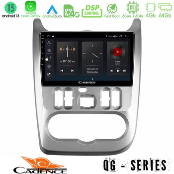 Cadence qg Series 8core Android13 4+64gb Dacia Duster/sandero/logan Navigation Multimedia Tablet 9 u-qg-Dc0766