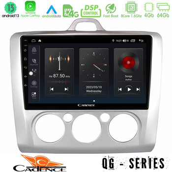 Cadence qg Series 8core Android13 4+64gb Ford Focus Manual ac Navigation Multimedia Tablet 9 u-qg-Fd0041m