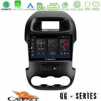 Cadence qg Series 8core Android13 4+64gb Ford Ranger 2012-2016 Navigation Multimedia Tablet 9 u-qg-Fd0591