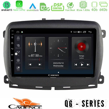 Cadence qg Series 8core Android13 4+64gb Fiat 500l Navigation Multimedia Tablet 10 u-qg-Ft410