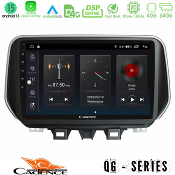 Cadence qg Series 8core Android13 4+64gb Hyundai Ix35 Navigation Multimedia Tablet 10 u-qg-Hy0609
