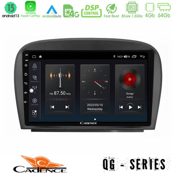 Cadence qg Series 8core Android13 4+64gb Mercedes sl Class 2005-2011 Navigation Multimedia Tablet 9 u-qg-Mb0479
